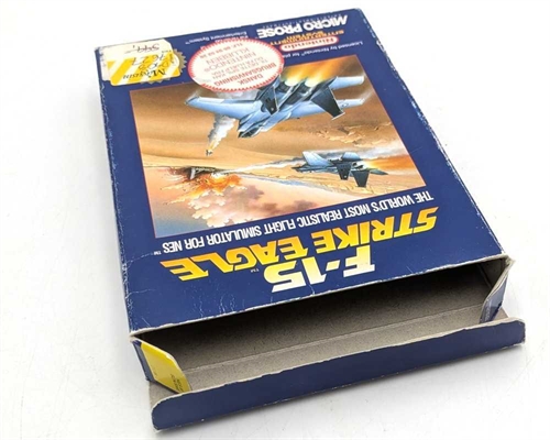 F-15 Strike Eagle - Komplet I Æske - SCN - NES Spil (B Grade) (Genbrug)